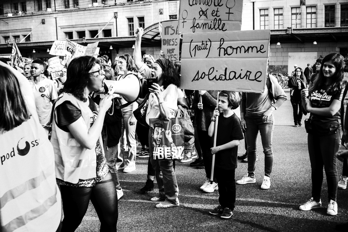 © Joëlle Wider - Grève des femmes, grève féministe 14 juin Lausanne