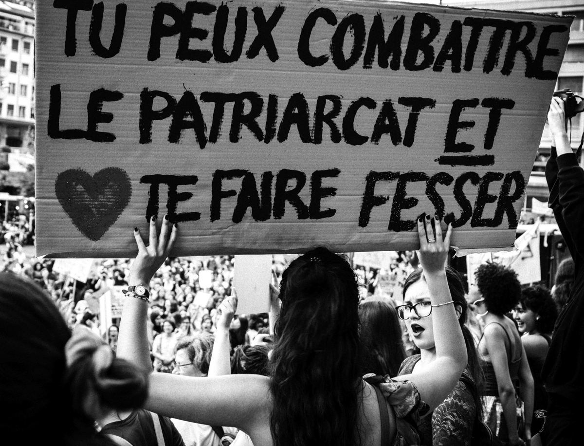 © Joëlle Wider - Grève des femmes, grève féministe 14 juin Lausanne