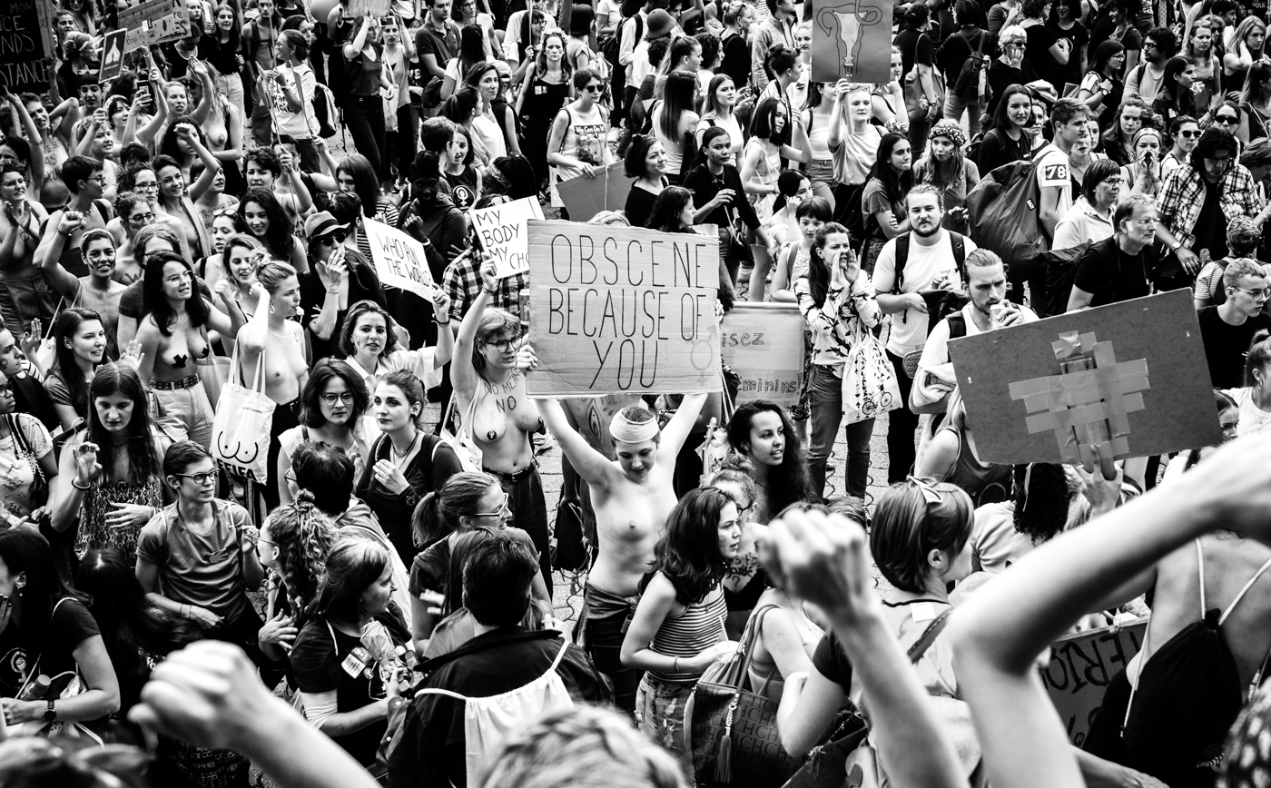 © Joëlle Wider - Grève des femmes, grève féministe 14 juin Lausanne