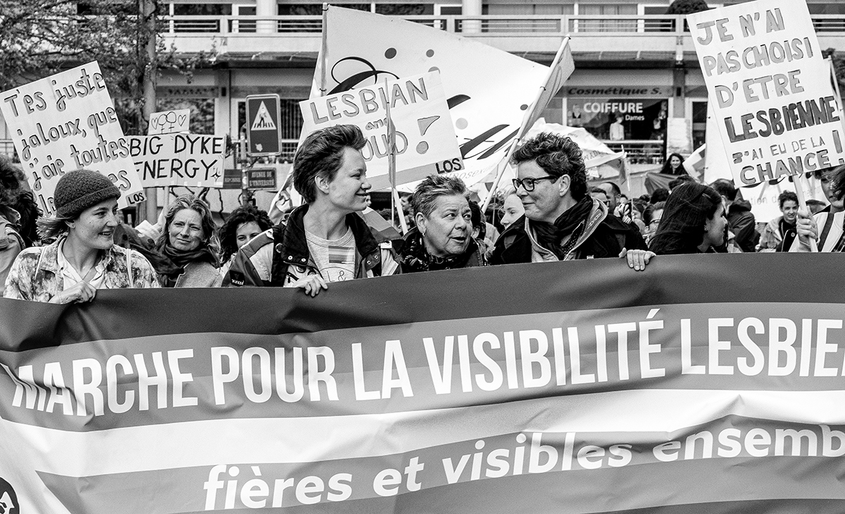 © Joëlle Wider - Marche pour la visibilité lesbienne 27 avril Lausanne