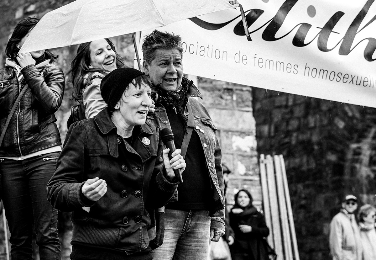 © Joëlle Wider - Marche pour la visibilité lesbienne 27 avril Lausanne